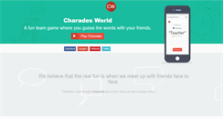Desktop Screenshot of charadesworld.com